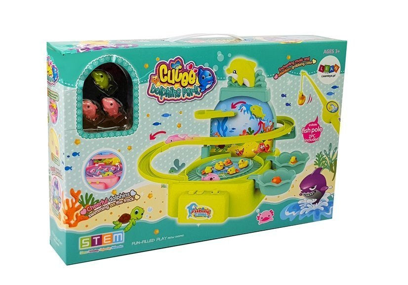 Conjunto pesca rosa