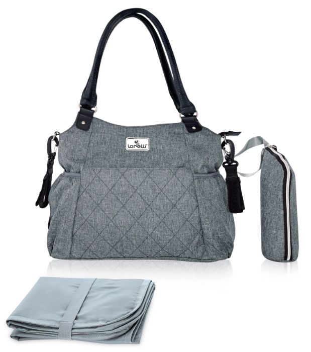 Saco de fraldas Lorelli Mama Bag KRISTIN Grey