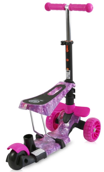 Scooter infantil Lorelli Draxter Plus Pink Galaxy