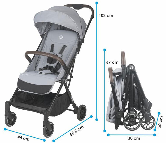 Carrinho passeio Autofold Coccolle Melia Greystone