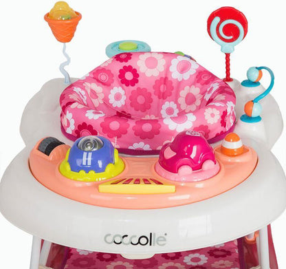 Andador com baloiço Coccolle Inizio Pink