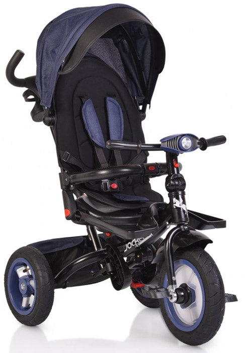 Triciclo com bandeja musical Byox Jockey dark blue