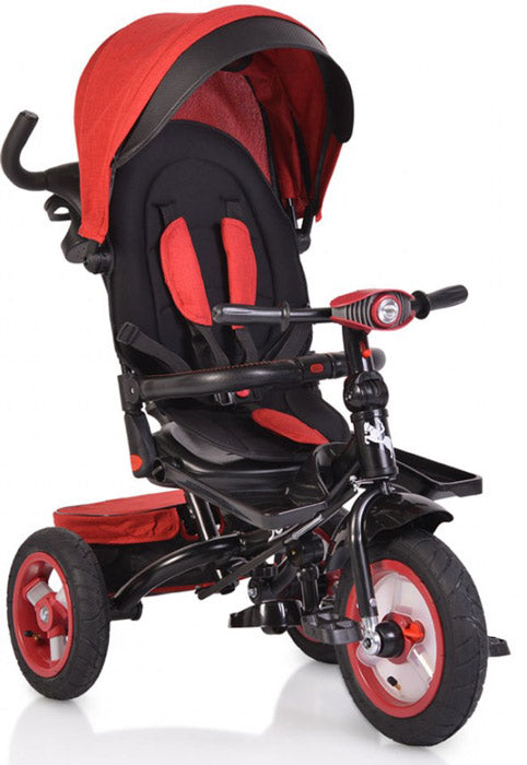 Triciclo com bandeja musical Byox Jockey dark red