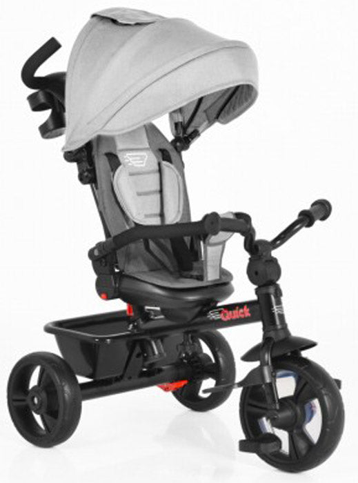 Triciclo Byox rápido com ajuste backrest grey