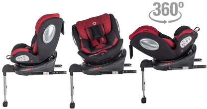Cadeira Auto Rotativa Coccolle Vigo Poppy Red
