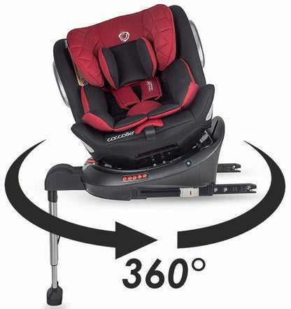 Cadeira Auto Rotativa Coccolle Vigo Poppy Red