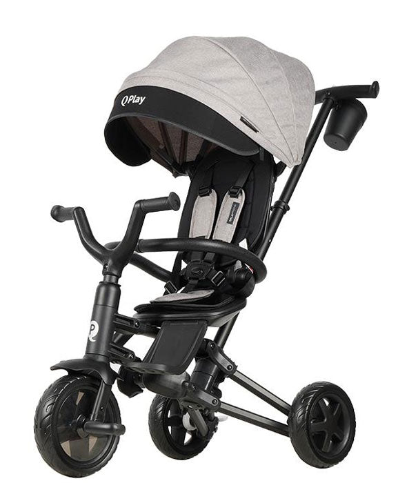 Triciclo Coccolle Qplay Nova Niello Grey