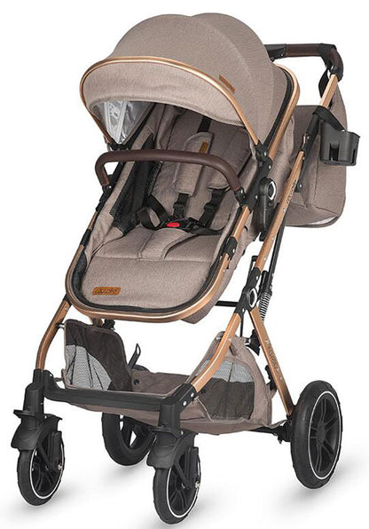 Carrinho de passeio conversã­vel 3 em 1 Cocolle Ravello Sand Beige