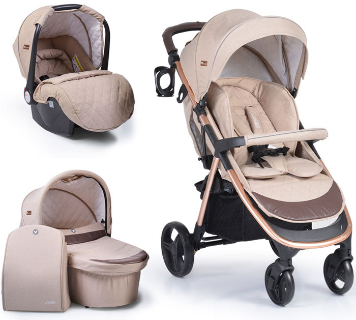 Carrinho de bebé Cangaroo 3 in 1 Noble beige