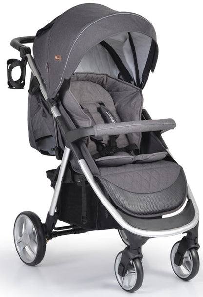 Carrinho de bebé Cangaroo 3 in 1 Noble Dark grey