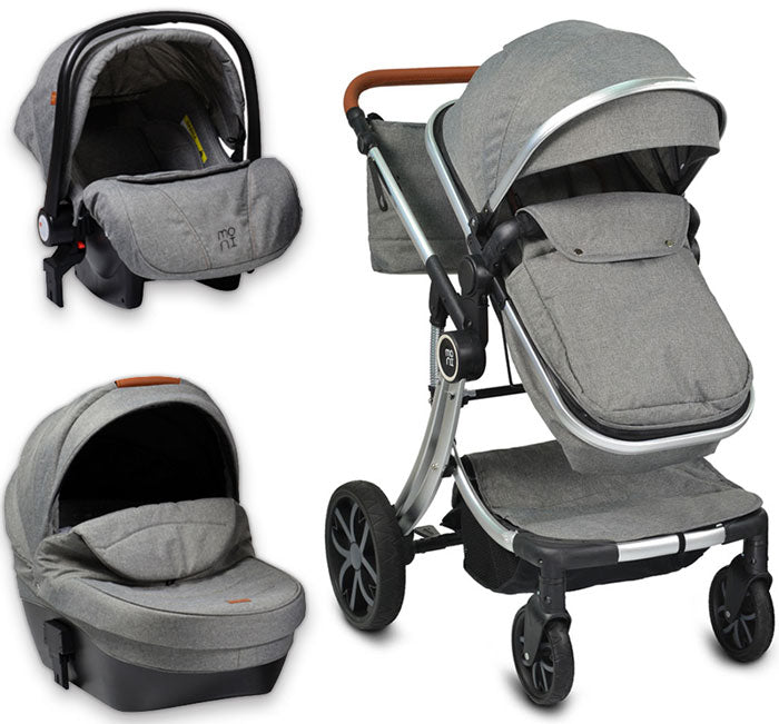 Carrinho de bebé Moni 3 in 1 Polly grey