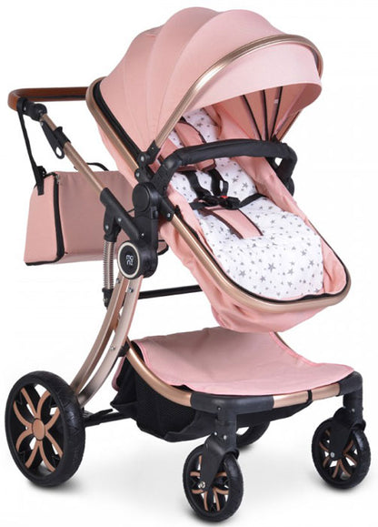 Carrinho de bebé Moni 3 in 1 Polly pink