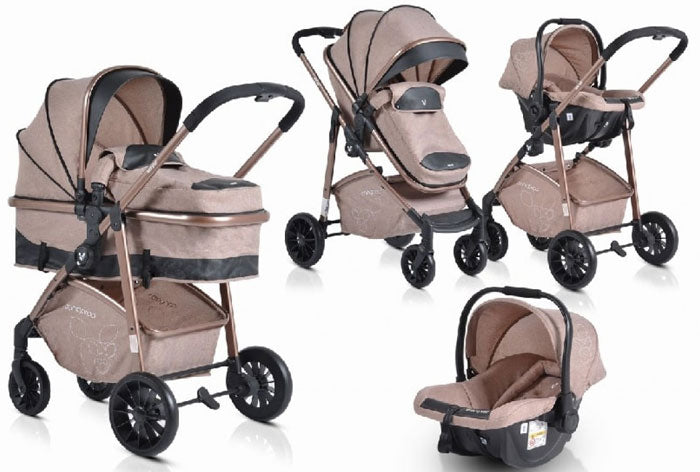 Carrinho de bebé Cangaroo Milan Beige
