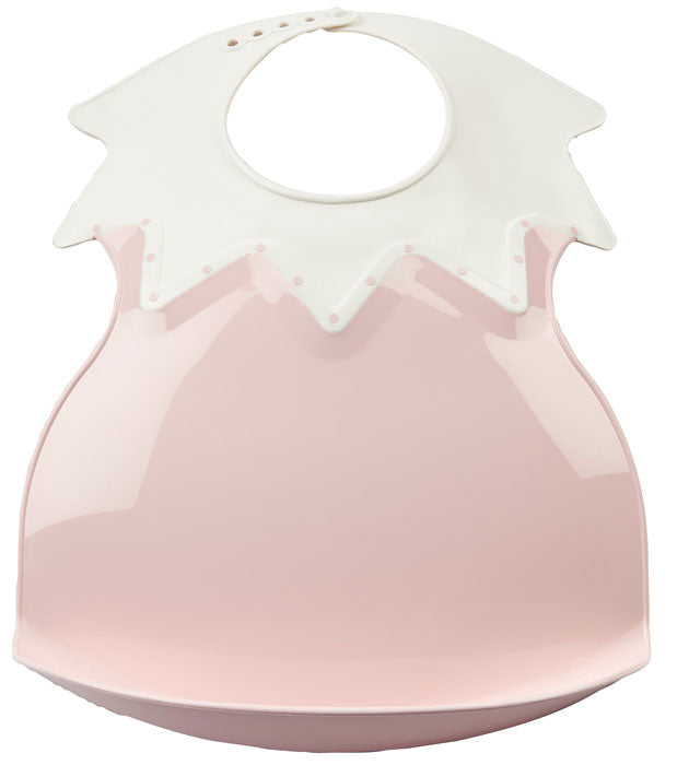 Babete silicone com gola Thermobaby Powder Pink