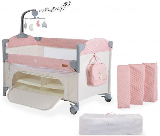 Cama de viagem Cangaroo Indiana Pink