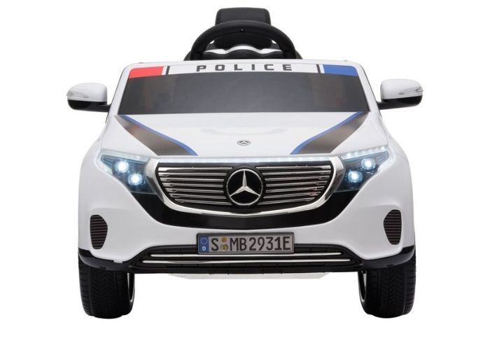 Carro Elétrico Mercedes EQC 400 Polícia White