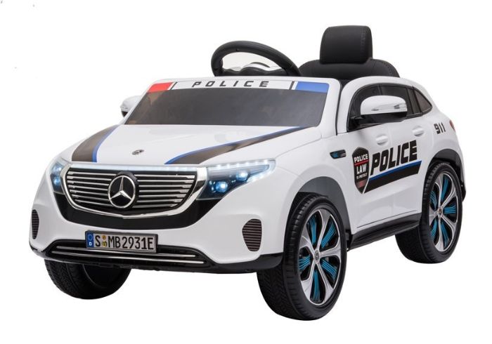 Carro Elétrico Mercedes EQC 400 Polícia White