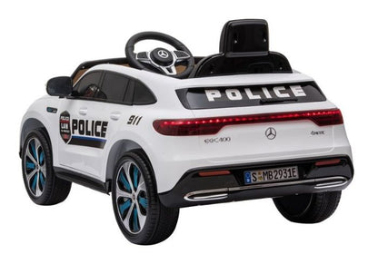 Carro Elétrico Mercedes EQC 400 Polícia White