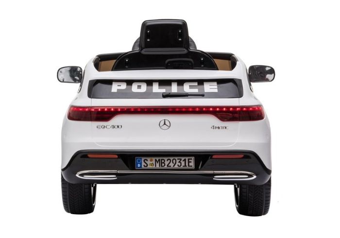 Carro Elétrico Mercedes EQC 400 Polícia White