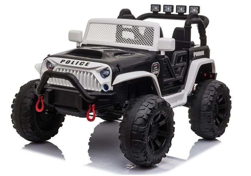 Carro elétrico polícia JC666 preto