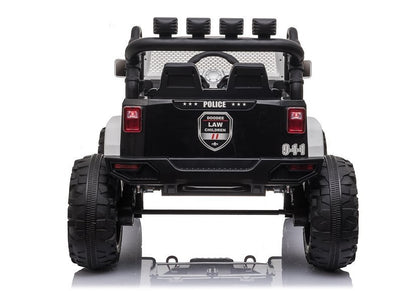 Carro elétrico polícia JC666 preto