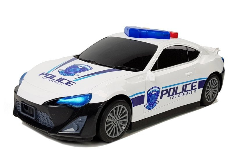 Garagem polícia 2 em 1 com carros som luz