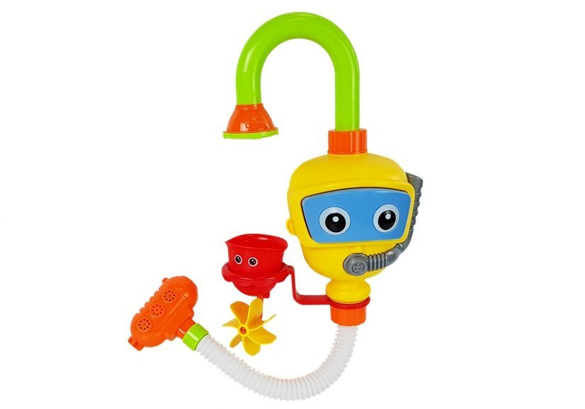 Robot mergulhador cascata água