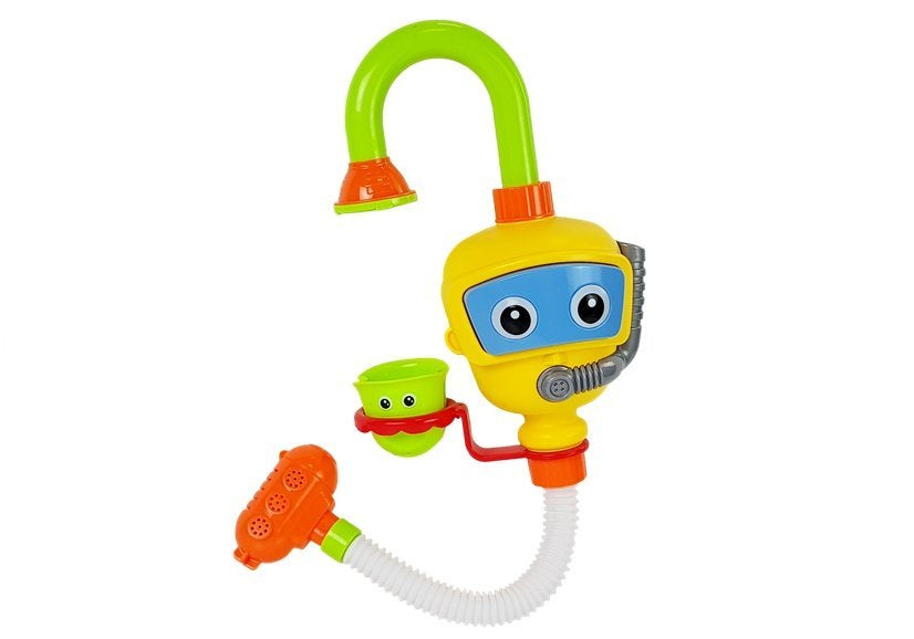 Robot mergulhador cascata água