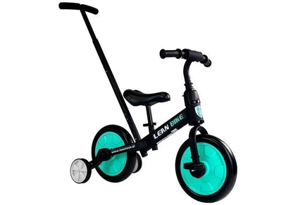 Triciclo 3 em 1 preto verde