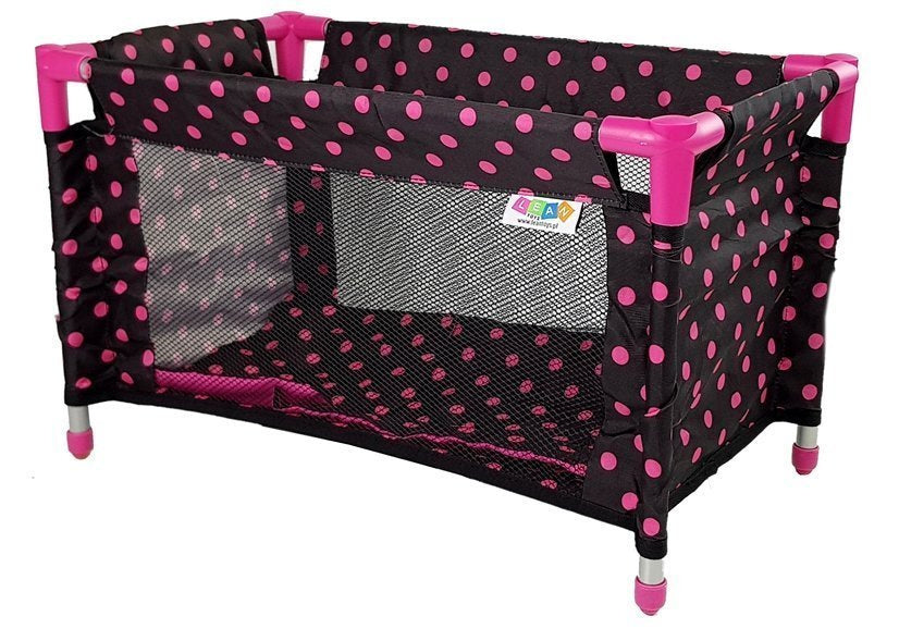 Cama boneca Alice preto rosa