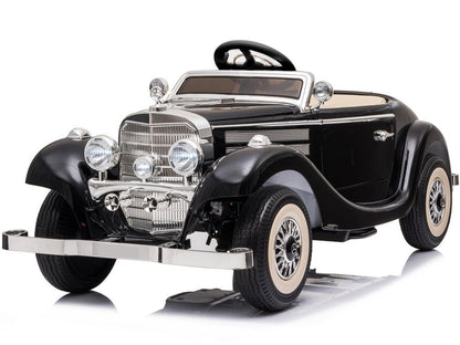 Carro elétrico Mercedes 540K preto