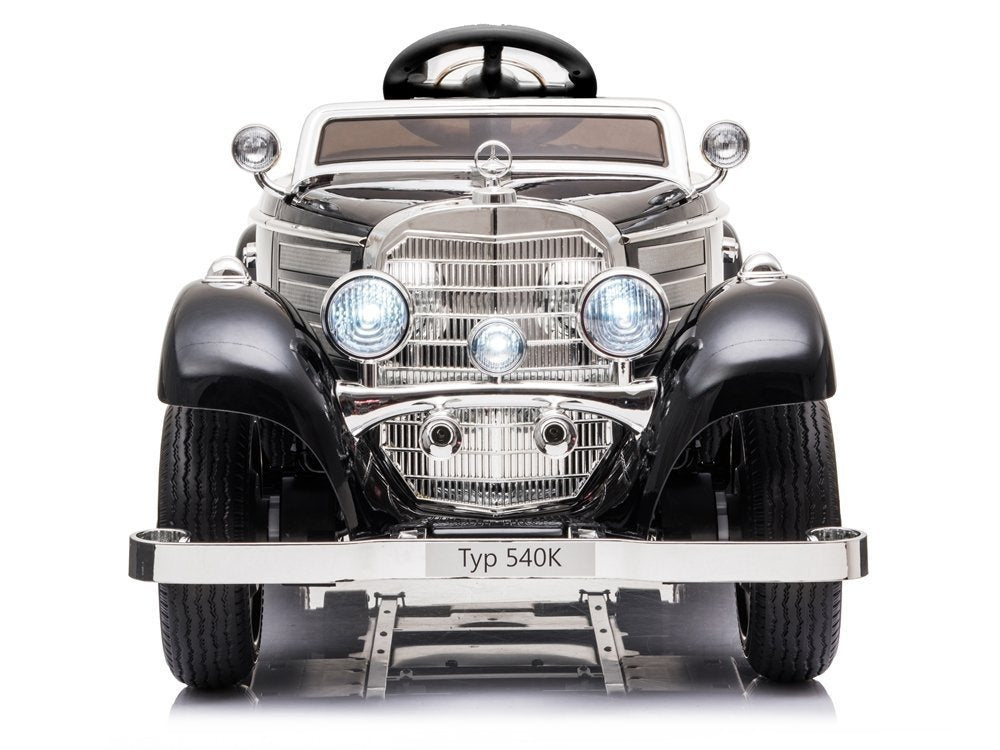 Carro elétrico Mercedes 540K preto
