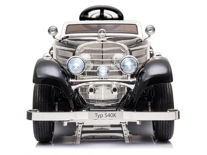 Carro elétrico Mercedes 540K preto