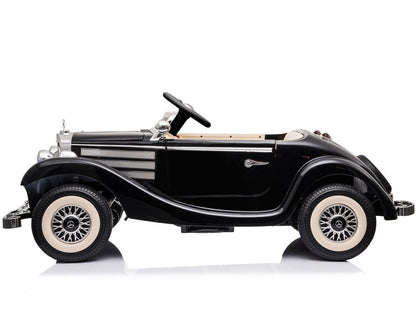 Carro elétrico Mercedes 540K preto