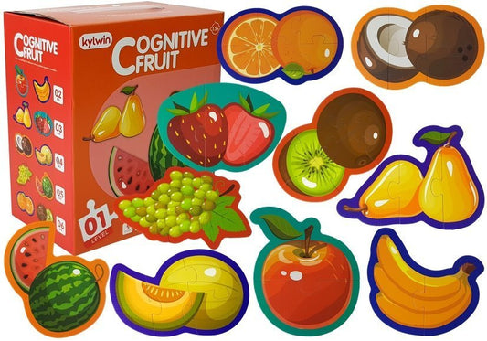 Puzzle educativo frutas bebé 40 peças