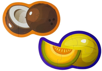 Puzzle educativo frutas bebé 40 peças