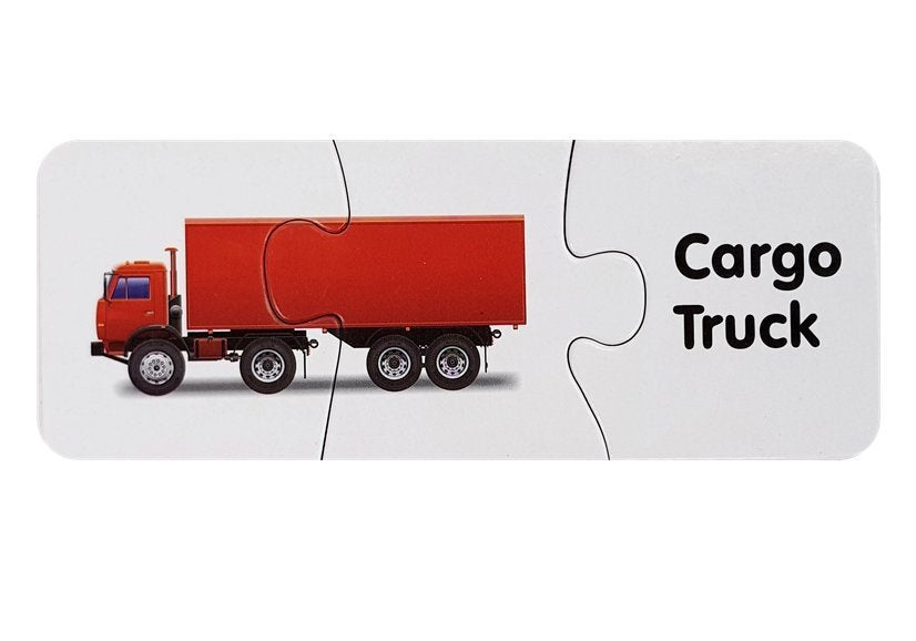 Puzzle educativo transportes 10 ligações