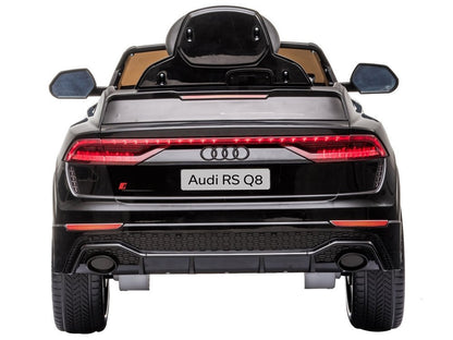 Carro elétrico Audi RS Q8 preto