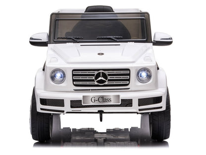 Carro elétrico Mercedes G500 branco