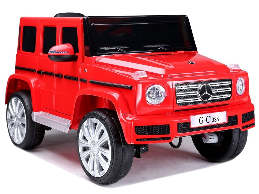 Carro elétrico Mercedes G500 vermelho