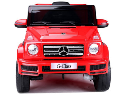 Carro elétrico Mercedes G500 vermelho