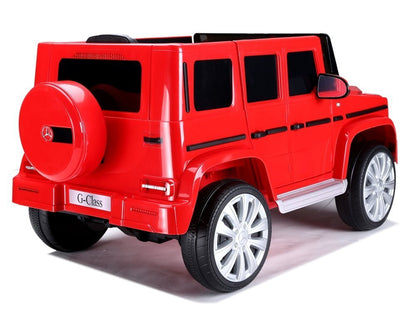 Carro elétrico Mercedes G500 vermelho