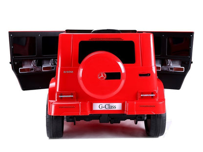 Carro elétrico Mercedes G500 vermelho