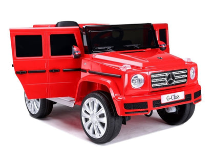 Carro elétrico Mercedes G500 vermelho