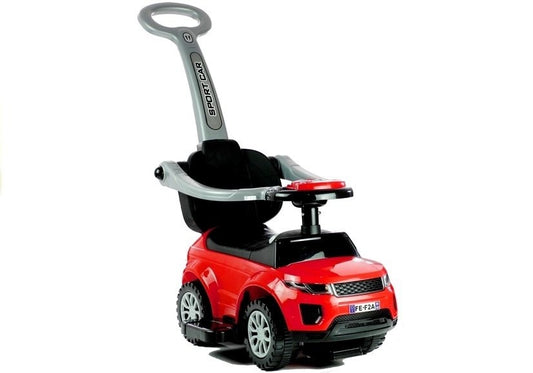 Carro de empurrar infantil 84x44x85 cm vermelho