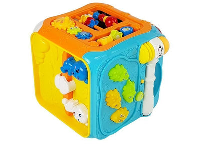 Cubo educativo sorter bebé som luz