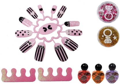 Kit criação secador unhas glitter