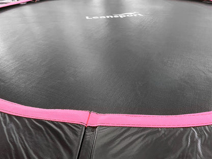 Trampolim LEAN Sport Max 12ft Rosa 366 cm com Rede de Segurança