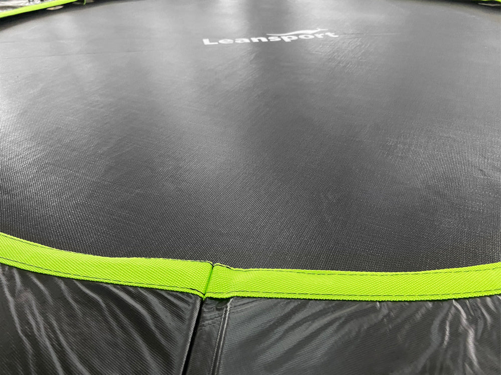 Trampolim LEAN Sport Max 14ft preto verde
