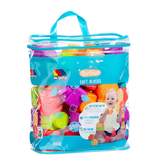 Bolsa com Soft Blocos 24 Peças